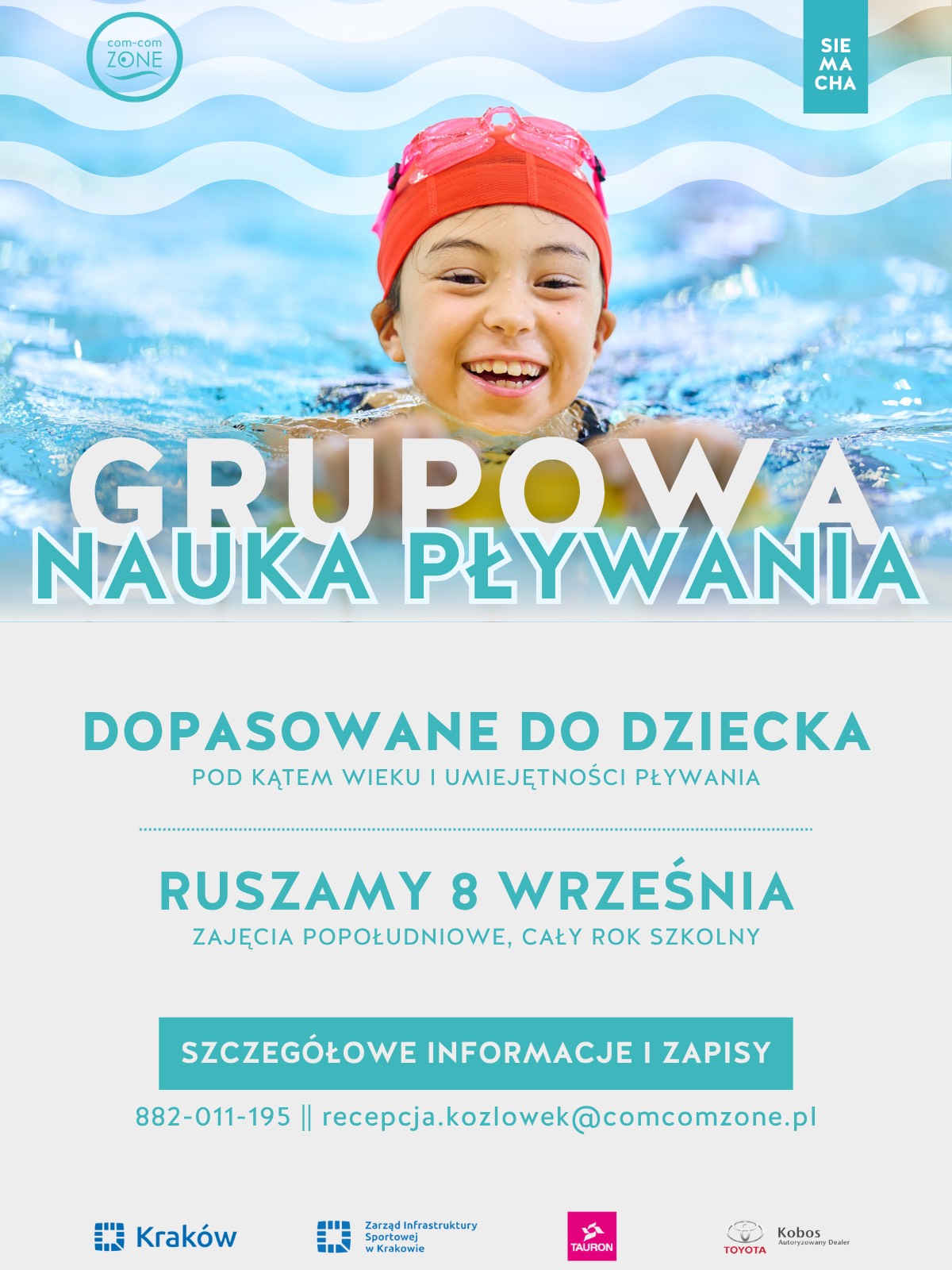 Nauka pływania dla dzieci, młodzieży i dorosłych